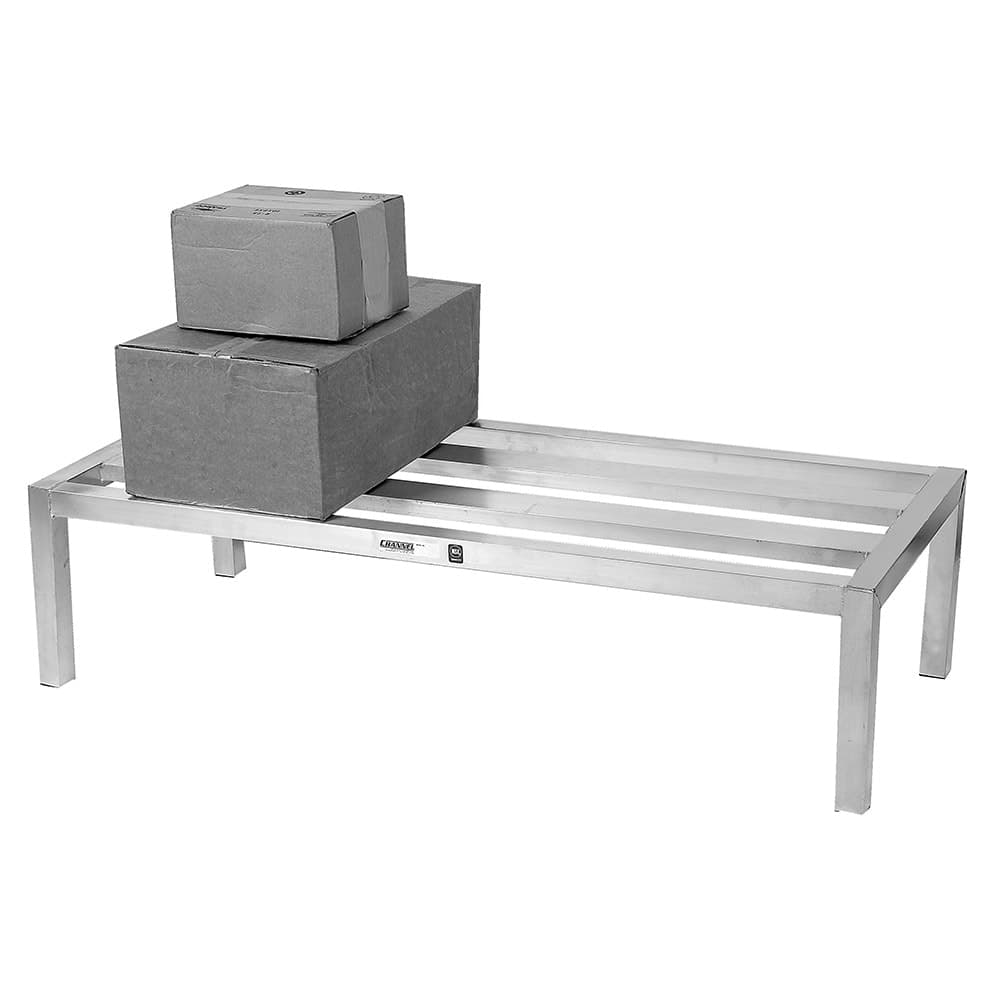 Channel 36" Stationary Dunnage Rack w/ 2500 lb Capacity, Aluminum (HD2436)