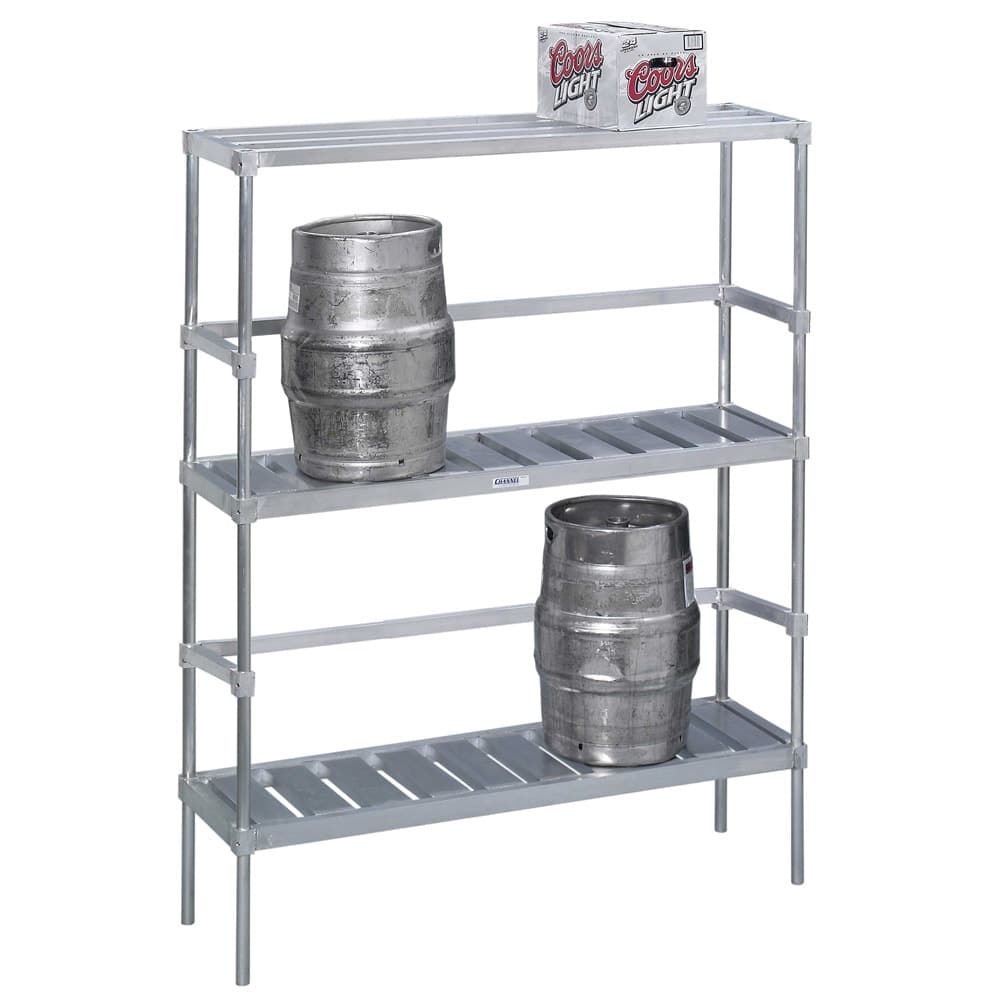 Channel (3) Level Keg Rack w/ (4) Keg Capacity, 48" x 17" x 68" (KAR48)