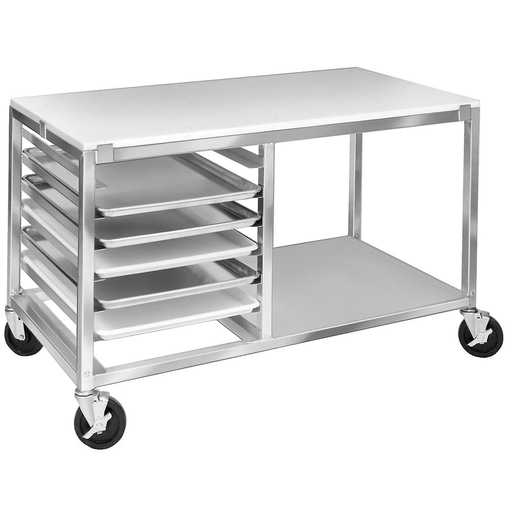 Channel 48"W 7 Sheet Pan Rack w/ 3" Bottom Load Slides (MW247/P)