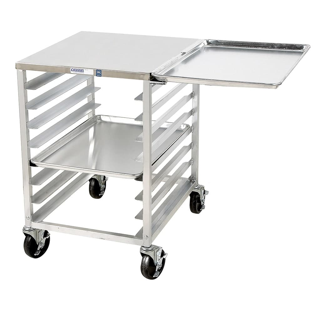 Channel Front Loading Slicer Stand w/ 8 Pan Capacity & 3" Spacing, Aluminum (RG101)