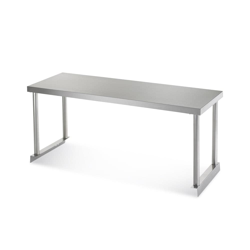 Arctic Air 64903K Single Table Mount Overshelf, 22 ga Stainless, 18" x 60"