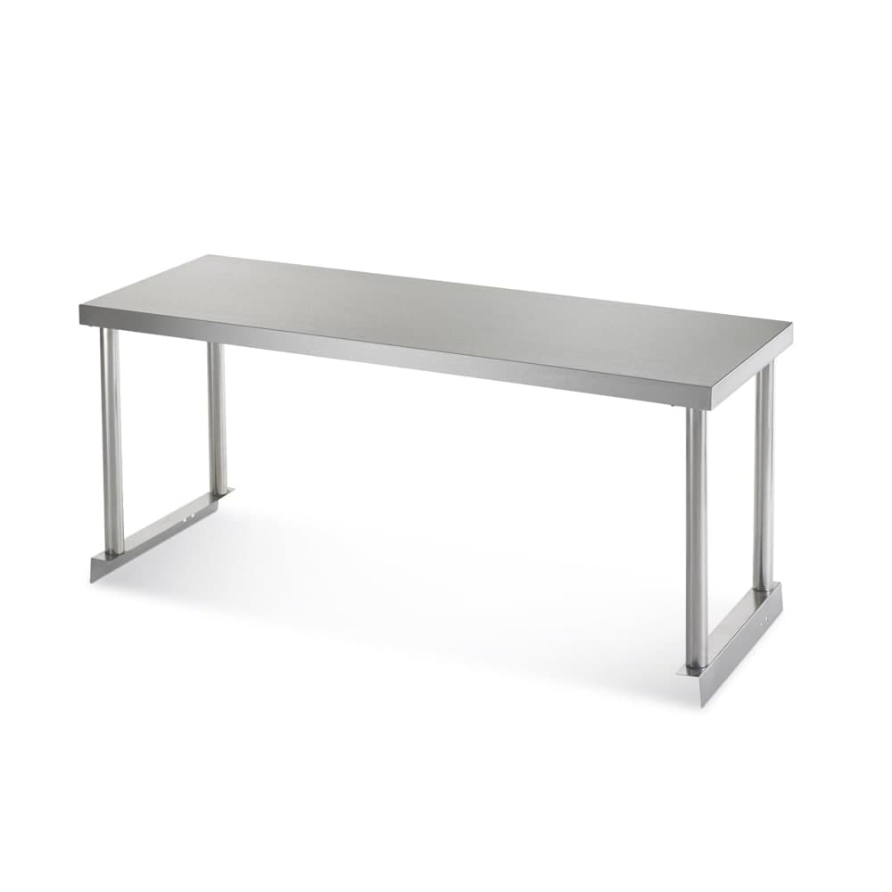 Arctic Air 64911K Single Table Mount Overshelf, 22 ga Stainless, 18" x 94"