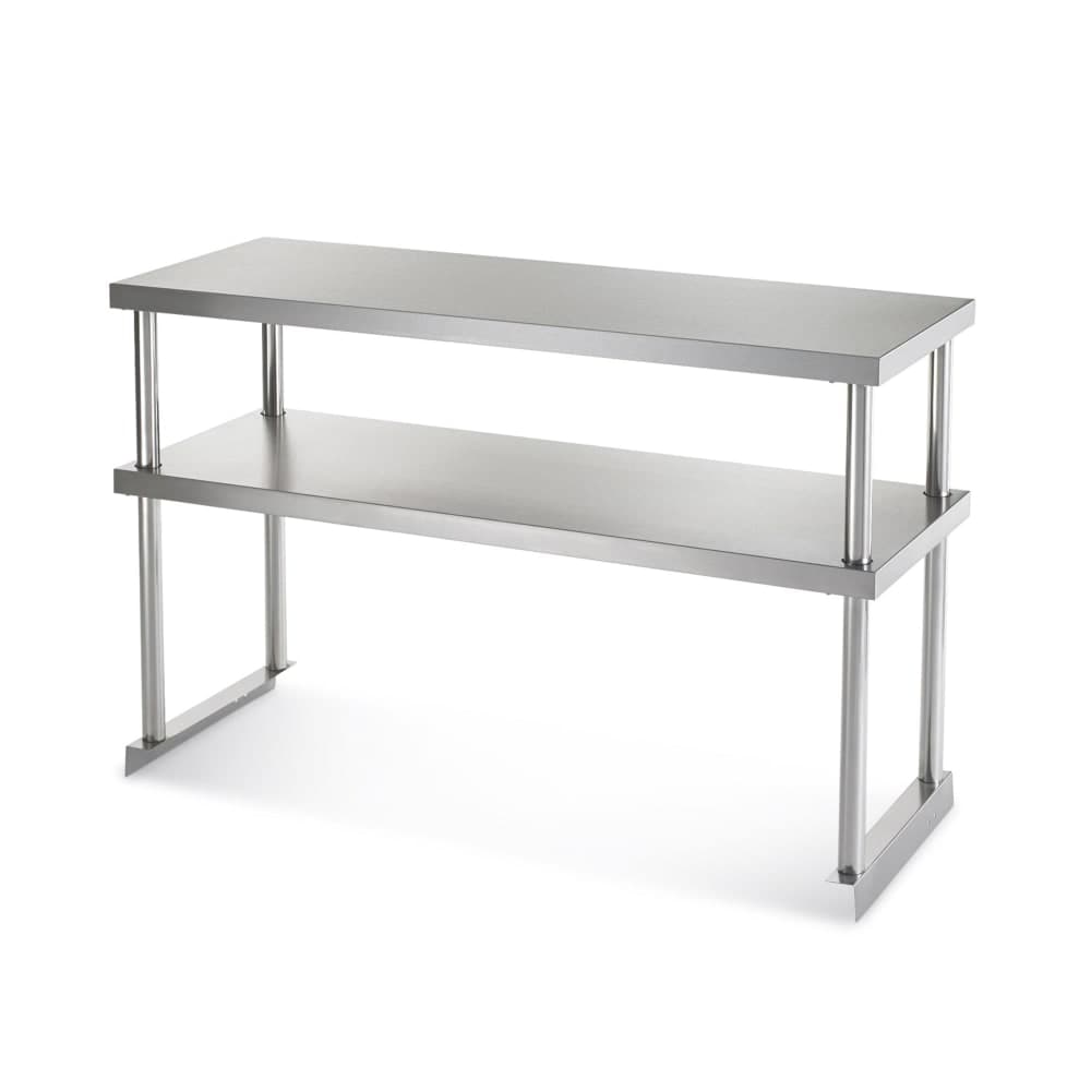 Arctic Air 64914K Double Table Mount Overshelf, 22 ga Stainless, 18" x 71"