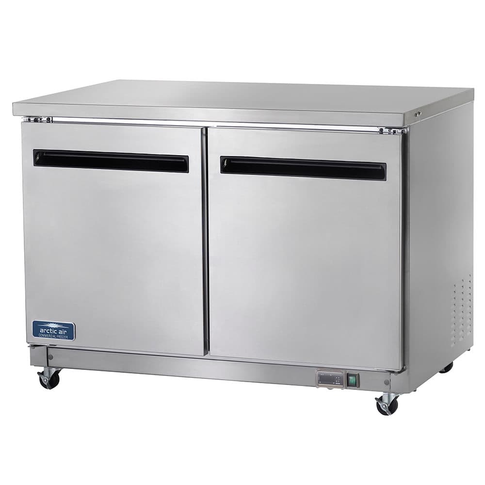 Arctic Air AUC48F 48 1/4" W Undercounter Freezer w/ (2) Sections & (2) Doors, 115v