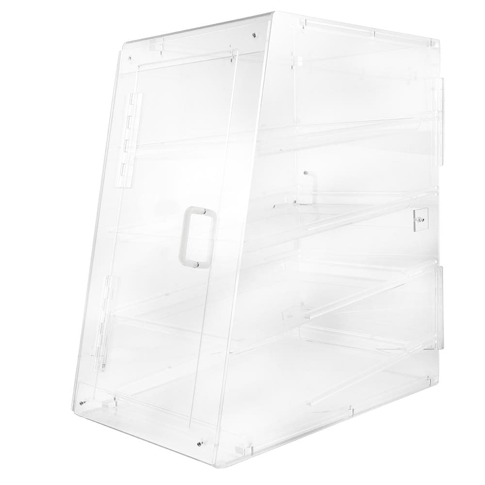 Cal-Mil 1012-S Econo Case w/ Slant Self Serve Front & 4 Tray, 13 1/2 x 21 x 24 1/2"