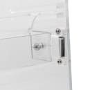 Cal-Mil 1012-S Econo Case w/ Slant Self Serve Front & 4 Tray, 13 1/2 x 21 x 24 1/2" thumbnail 7