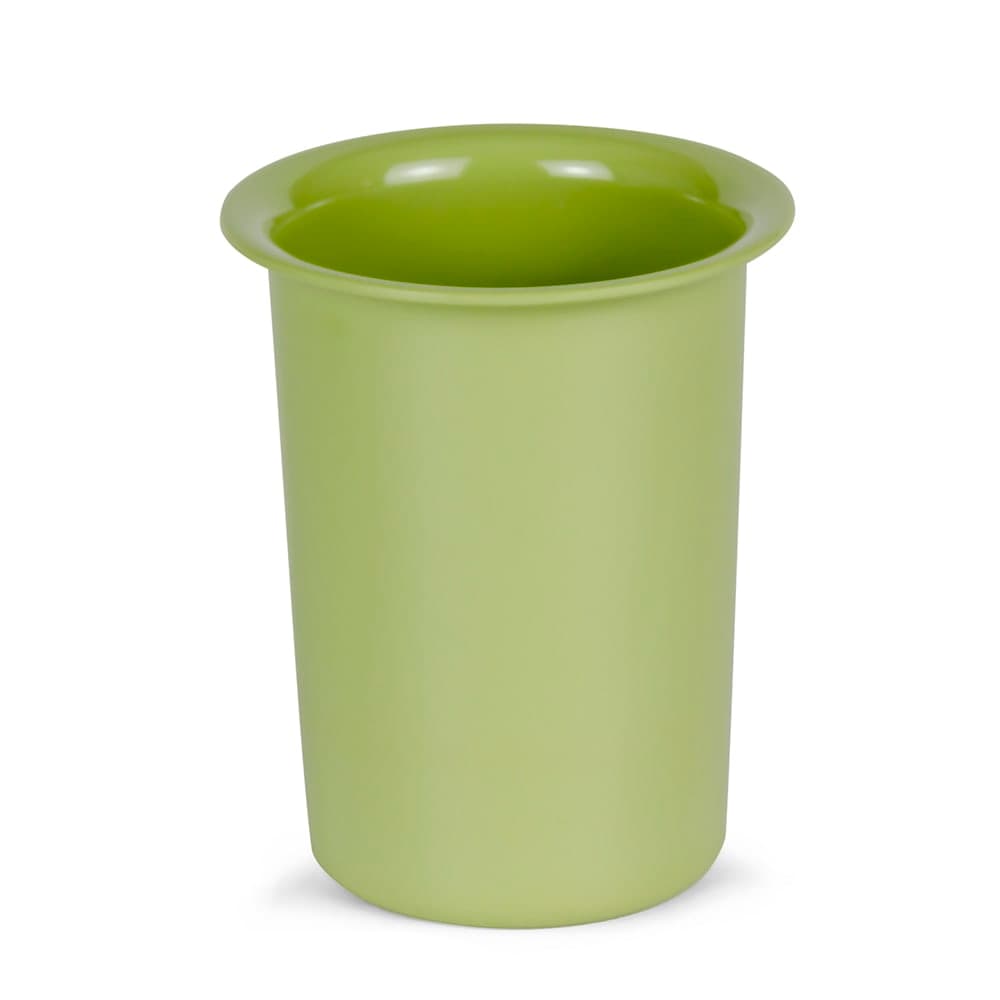 Cal-Mil 1017-63 4 1/2" Round Flatware Cylinder - 5 1/2"H, Melamine, Sage Green