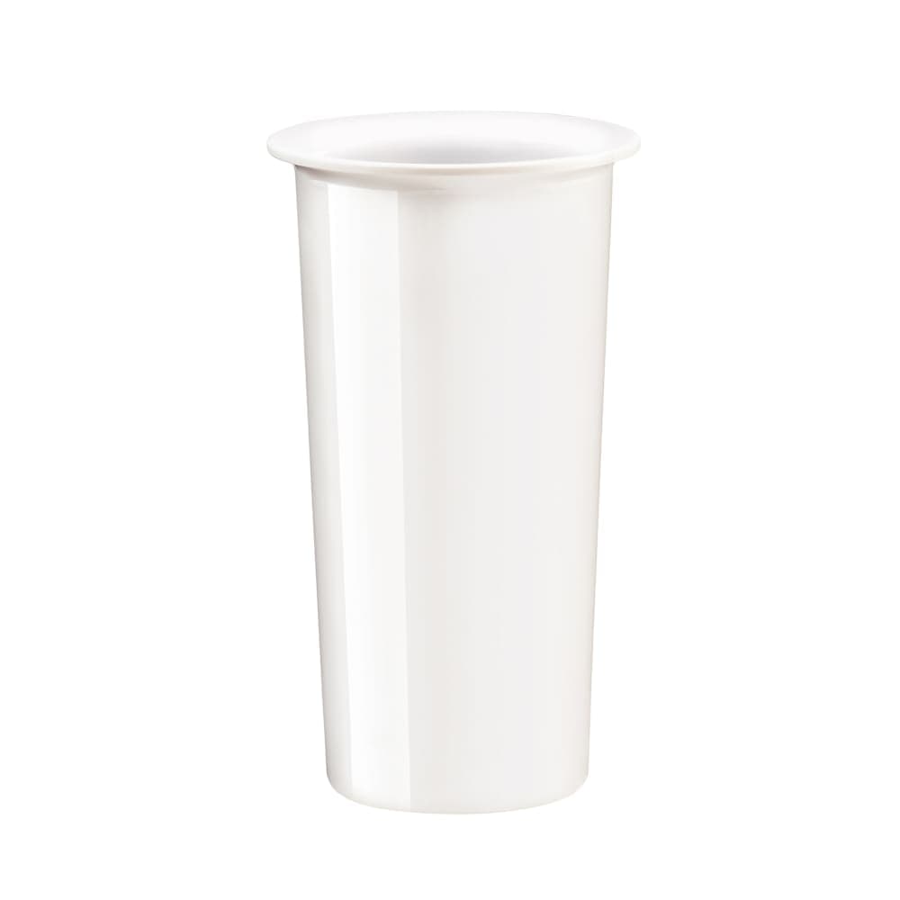 Cal-Mil 1017-8-15 4 1/2" Round Flatware Cylinder - 8"H, Melamine, White