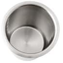 Cal-Mil 1017-SOLID 4 1/2" Round Solid Flatware Cylinder - 5 1/2"H, Stainless thumbnail 2