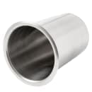 Cal-Mil 1017-SOLID 4 1/2" Round Solid Flatware Cylinder - 5 1/2"H, Stainless thumbnail 3