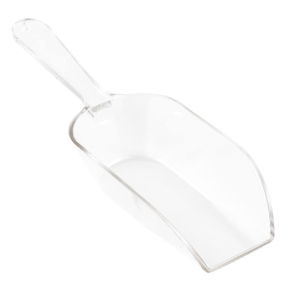 Cal-Mil 1029-3S 3 oz Clear Polycarbonate Scoop w/ Short Handle
