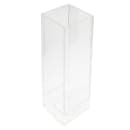 Cal-Mil 1112-1-13 1 1/2 Gallon Square Glass Beverage Dispenser w/ Ice Chamber - Black Metal Base thumbnail 7