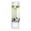 Cal-Mil 1112-3 3 Gallon Square Glass Beverage Dispenser w/ Ice Chamber - Clear thumbnail 10