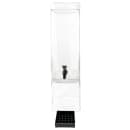 Cal-Mil 1112-3 3 Gallon Square Glass Beverage Dispenser w/ Ice Chamber - Clear thumbnail 3