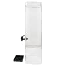 Cal-Mil 1112-3 3 Gallon Square Glass Beverage Dispenser w/ Ice Chamber - Clear thumbnail 4