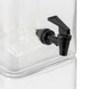 Cal-Mil 1112-3 3 Gallon Square Glass Beverage Dispenser w/ Ice Chamber - Clear thumbnail 9