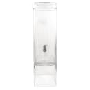 Cal-Mil 1112-3INF 3 Gallon Square Glass Beverage Dispenser w/ Infusion Chamber - Clear thumbnail 4