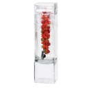 Cal-Mil 1112-3INF 3 Gallon Square Glass Beverage Dispenser w/ Infusion Chamber - Clear thumbnail 9