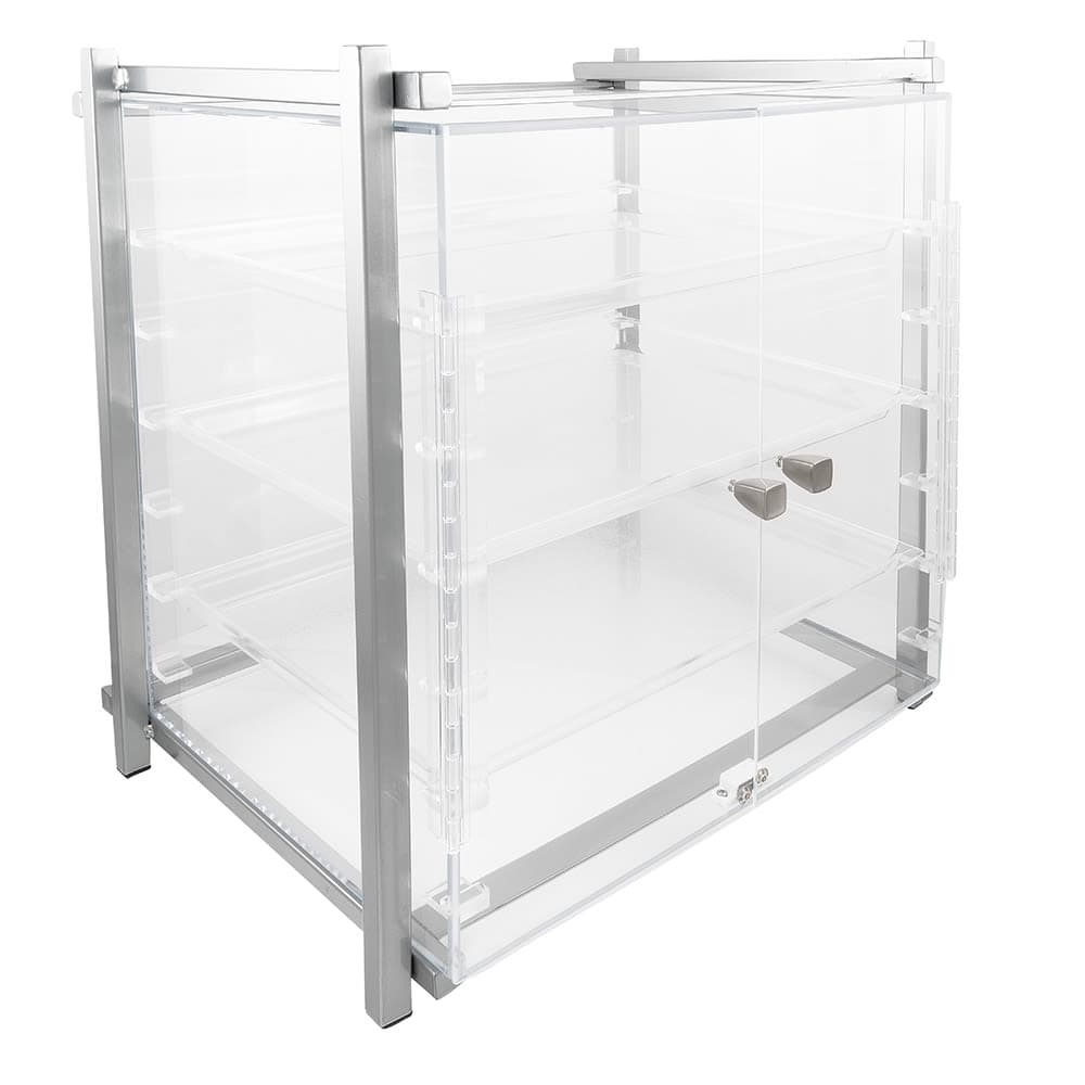 Cal-Mil 1145-S-74 Display Case - Self-Service, See-Thru, 20 1/2x17x22", Silver