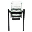 Cal-Mil 1149-13 Rectangular 3 Compartment Condiment Jar Display - Clear/Black thumbnail 4