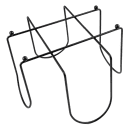 Cal-Mil 1236 9 1/2" Countertop Plate Holder - Iron, Black thumbnail 4