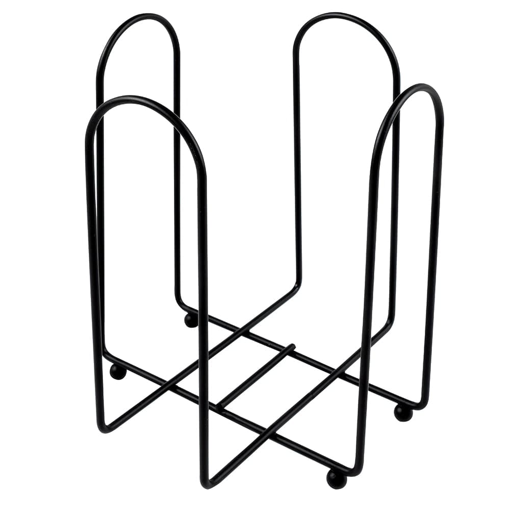 Cal-Mil 1237 6 1/2" Countertop Bowl Holder - Iron, Black