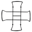 Cal-Mil 1237 6 1/2" Countertop Bowl Holder - Iron, Black thumbnail 3