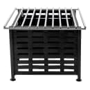 Cal-Mil 1361-12 Lattice Style Square Chafer Alternative, 12" x 12 x 7 1/2" H, Black thumbnail 3