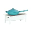 Cal-Mil 1409-22-15 Rectangular Chafer Alternative - 19 3/4"W x 10"D x 7"H, Metal, White thumbnail 2