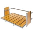 Cal-Mil 1471-SET Eco Modern Merchandiser Set - Merchandiser, Bin, 3 Drawer Bread Box thumbnail 6