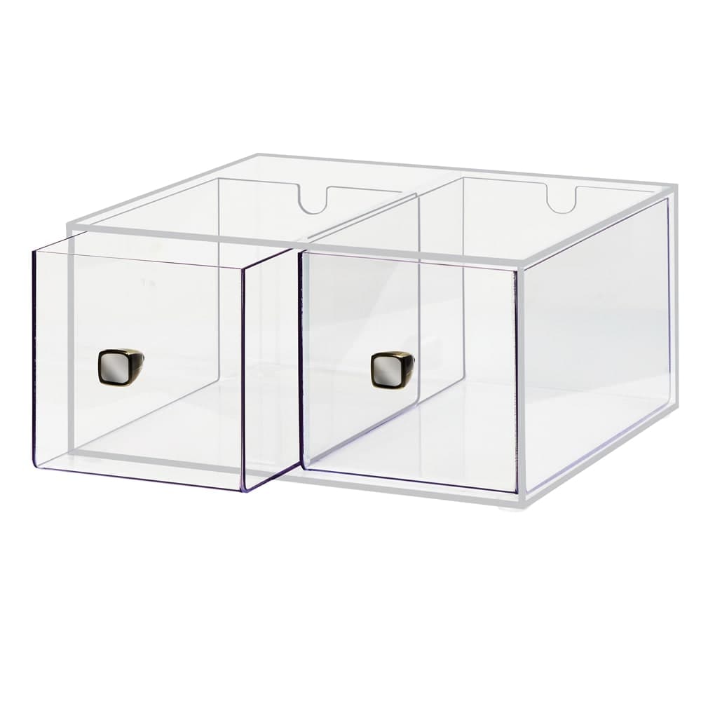 Cal-Mil 1480 Pastry Display Case w/ 2 Drawers For 1279 Bread Box