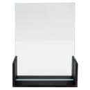 Cal-Mil 1510-46 Tabletop Menu Card Holder - 4" x 6", Acrylic/Black thumbnail 2