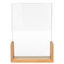 Cal-Mil 1510-811-60 Tabletop Menu Card Holder - 8 1/2" x 11", Acrylic/Bamboo thumbnail 2