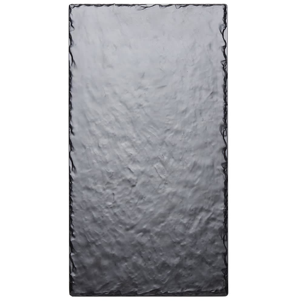Cal-Mil 1522-1020-65M Rectangular Serving Board - 20" x 10", Melamine, Black Faux Slate