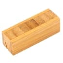 Cal-Mil 1543-60 Tabletop Menu Card Holder -  3/4" x 2 1/4", Bamboo thumbnail 4