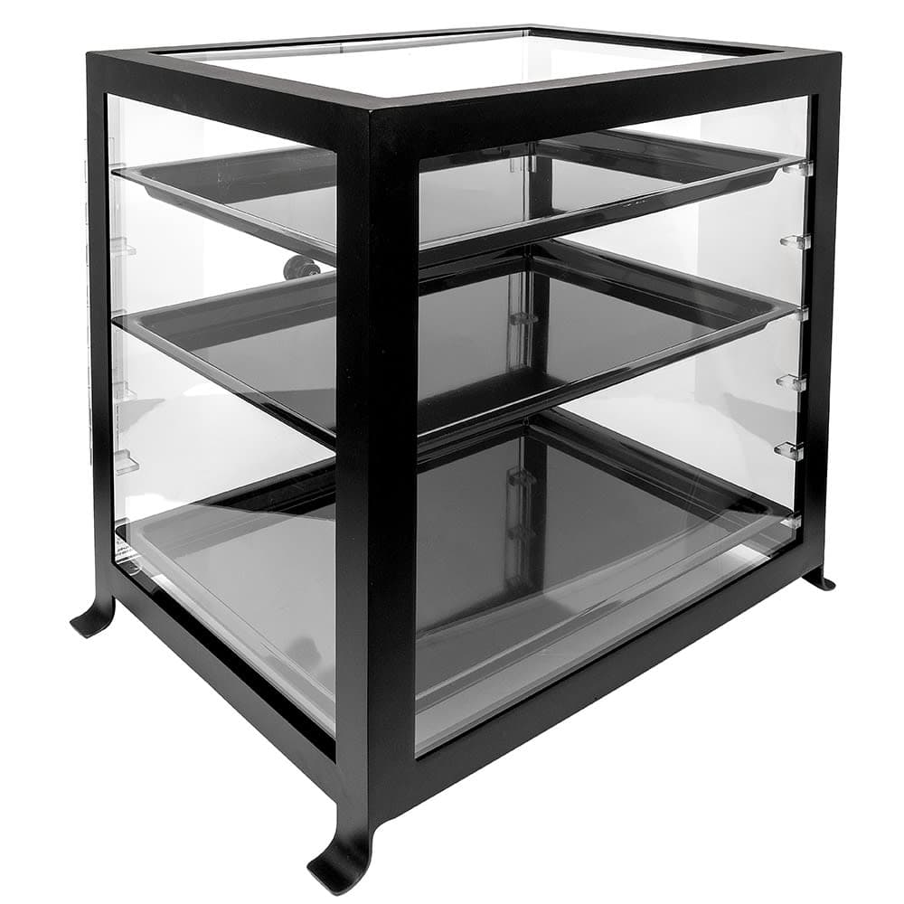 Cal-Mil 1575-13 Soho Display Case - Attendant Seve, 21 1/4x15 3/4x20 3/4", Black
