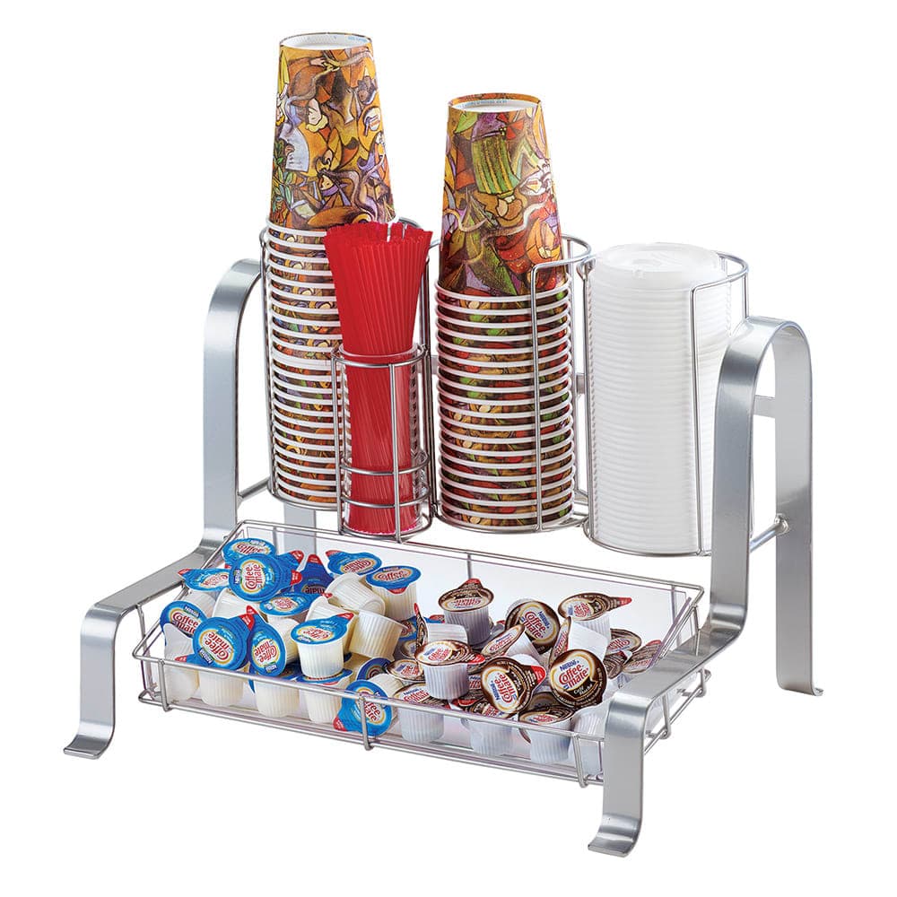 Cal-Mil 1594-74 Cup & Lid Organizer, (5) Compartment, All Cup Types
