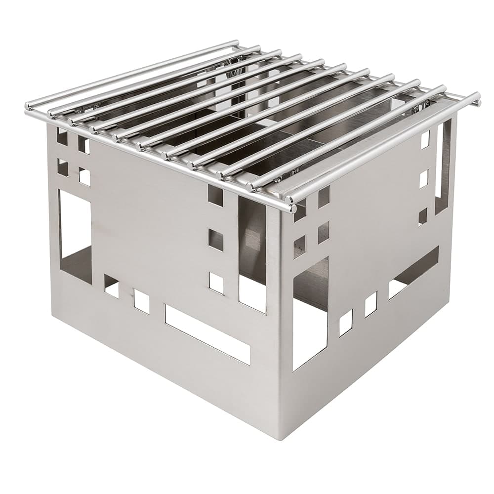 Cal-Mil 1612-12-55 Squared Chafer Alternative, 12" x 12" x 7 3/8", Stainless