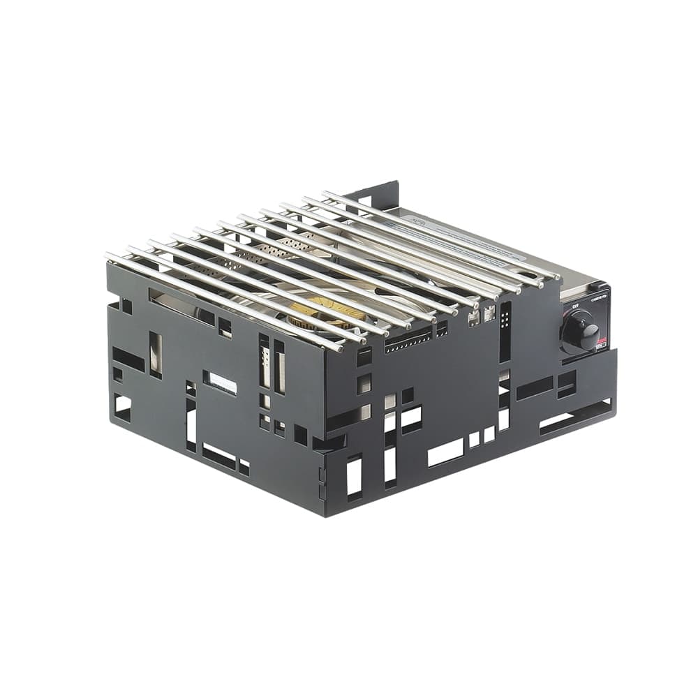 Cal-Mil 1617-13 Frame for Butane Stove - 13" x 11" x 6", Stainless Steel, Black Metal