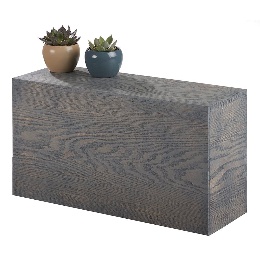 Cal-Mil 166-11-83 Rectangular Display Riser - 20"L x 7"W x 11"H, Wood, Gray