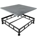 Cal-Mil 1711-3-65 12" Square Buffet Riser w/ Slate Top - 3"H, Metal, Black thumbnail 2