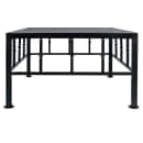 Cal-Mil 1711-7-65 12" Square Buffet Riser w/ Slate Top - 7"H, Metal, Black thumbnail 2