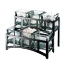 Cal-Mil 172313 Rectangular 6 Compartment Condiment Jar Display - Clear/Black thumbnail 8