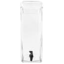 Cal-Mil 1733-3 3 Gallon Square Glass Beverage Dispenser - Clear thumbnail 2