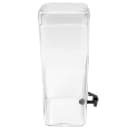 Cal-Mil 1733-3 3 Gallon Square Glass Beverage Dispenser - Clear thumbnail 3