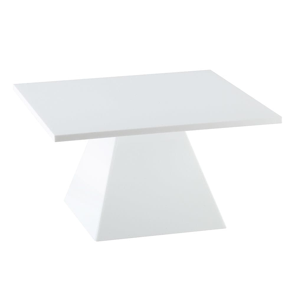 Cal-Mil 1917-2-15 Square Pedestal Riser - 14 1/2x14 1/2x8", White