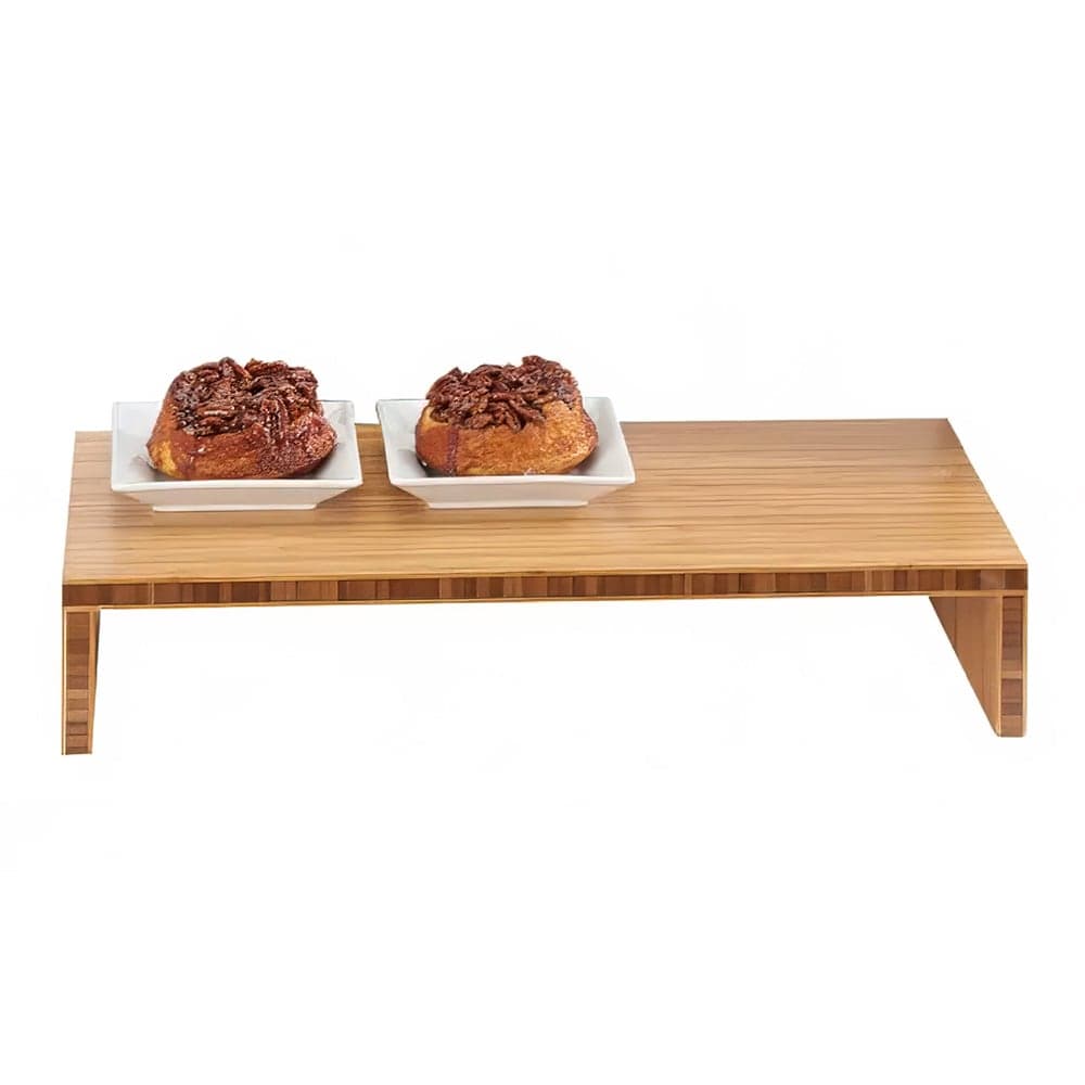 Cal-Mil 1934-4-60 Rectangular Buffet Riser - 20"W x 10"D x 4"H, Bamboo