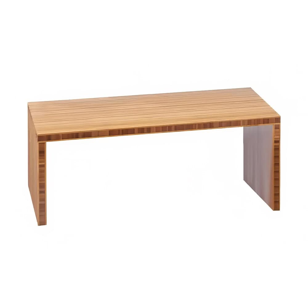 Cal-Mil 1934-8-60 Rectangular Buffet Riser - 22"W x 10"D x 8"H, Bamboo