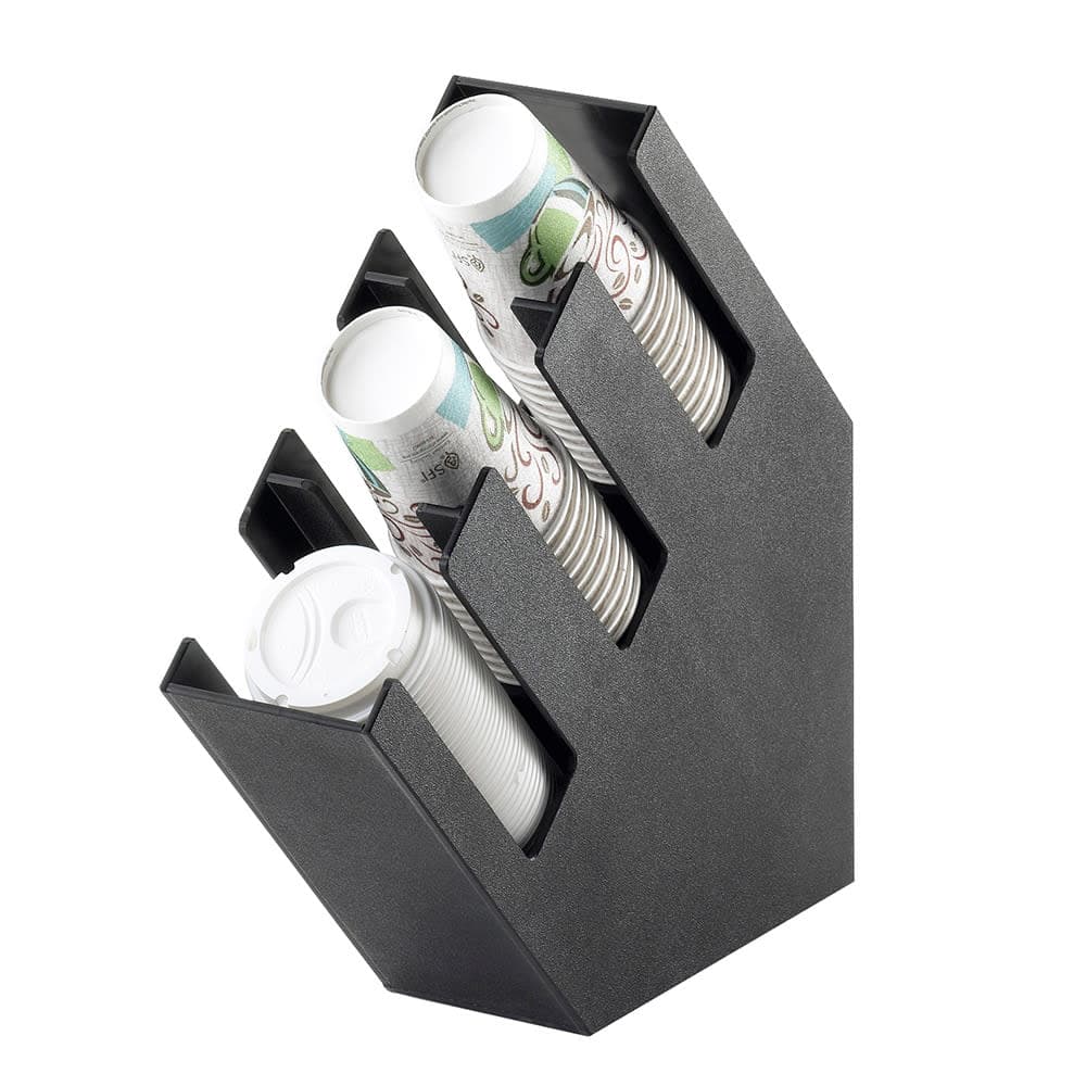 Cal-Mil 2048-3 Cup & Lid Organizer, (3) Compartment, All Cup Types