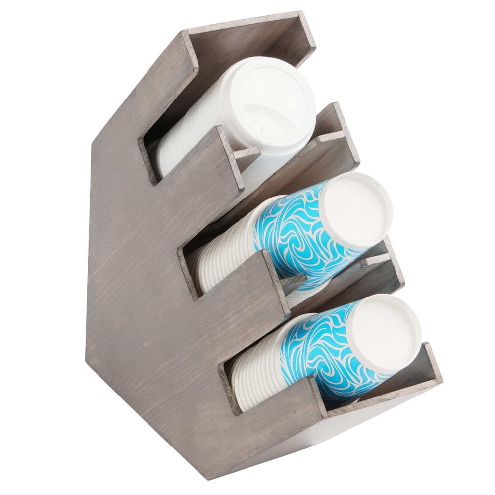 Cal-Mil 2048-3-110 Cup & Lid Organizer, (3) Compartment, All Cup Types